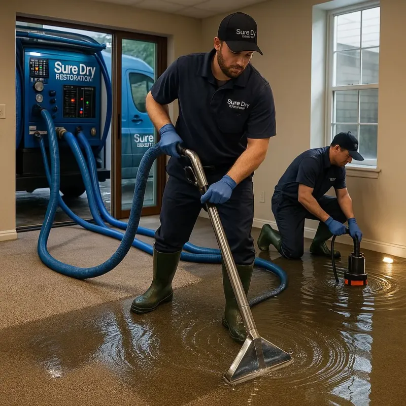 Water Extraction and Removal process in Trenton, FL